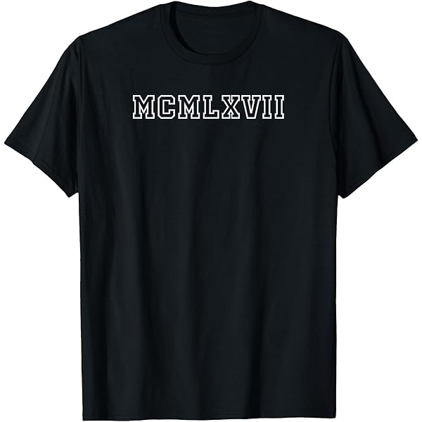 Amazon.com: MCMXCII 1992 Roman Numeral T-Shirt : Clothing